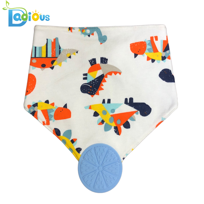 Baby Bandana Drool Bibs Jouets de dentition Bavoirs de dentition Baby Boy en 100% coton biologique