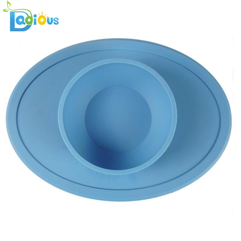 Alimentation pour bébé Set Bols en Silicone de Qualité Alimentaire Set de Table en Silicone Aspiration Bols pour Bébés