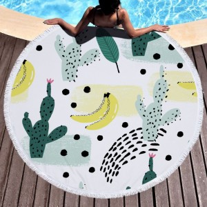 Serviette de plage imprimée Serviette de plage imprimée