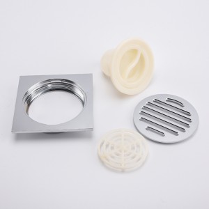 Types de siphon de sol de salle de bain