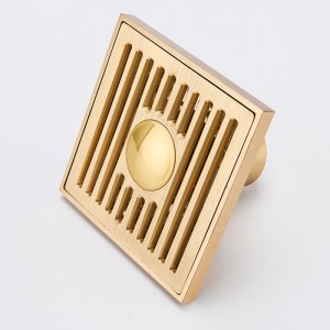 Drain de plancher de douche à fermeture automatique cachée