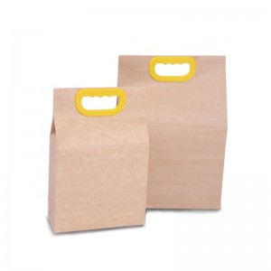 Prix ​​de gros personnalisé logo impression durable résistant à l'humidité taille 2.5kg 5kg papier d'emballage de riz kraft
