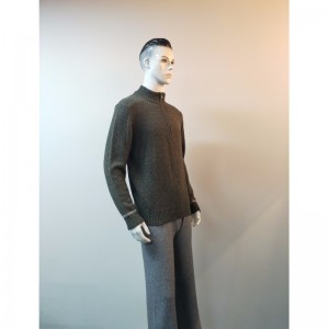 PULL À DÉCOUPES GRIS RLMS0046F