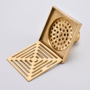 Drain de douche linéaire en laiton