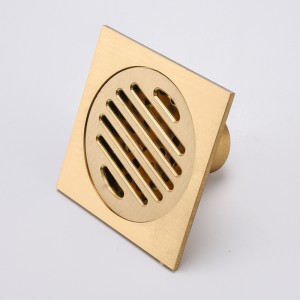 Or fournisseur laiton carrelage insérer étage douche cheveux collecteur drain