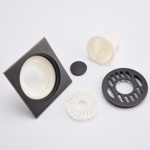 Modèle noir machine à laver crépine douche antique bouchon de vidange