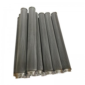 Cylindre de filtre en fibres métalliques frittées utilisé pour la filtration au méthanol