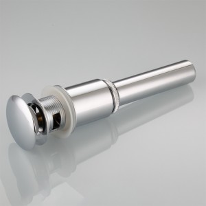 Sanitaires rondes en laiton à gros bouchons clic clic clac faire ressortir les déchets pour bassin