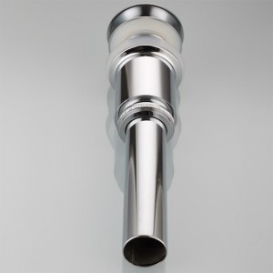 Sanitaires rondes en laiton à gros bouchons clic clic clac faire ressortir les déchets pour bassin