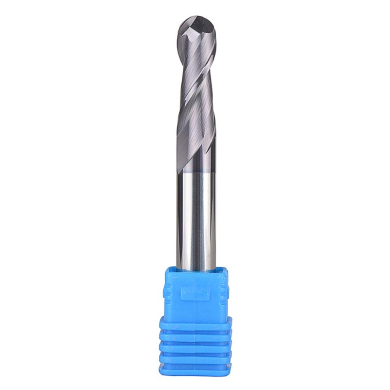 Fraises à frapper CNC à fraise en carbure de tungstène Double fraise en carbure de tungstène 3/8 pouce Shank avec 3 pouces OVL