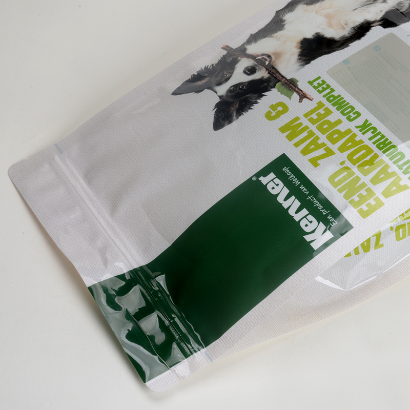 Sacs de fermeture à glissière de nourriture de chien de sac de gousset de côté d'emballage de nourriture pour animaux de compagnie 1.5kg de plastique