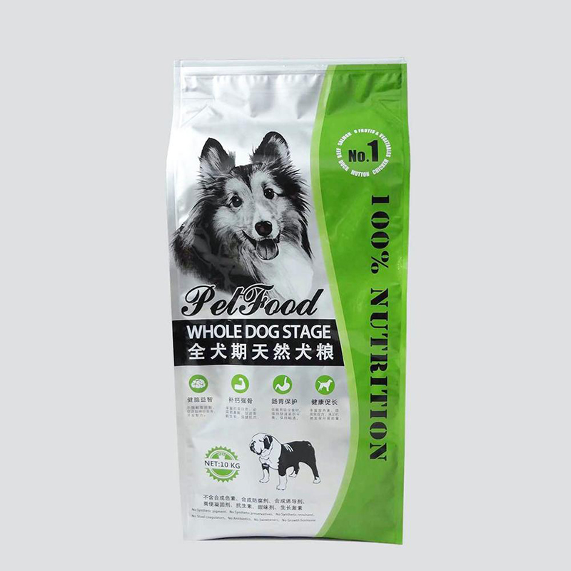 Fabricant de sac d'aliment pour animaux familiers de sac en plastique de catégorie comestible de 10kg