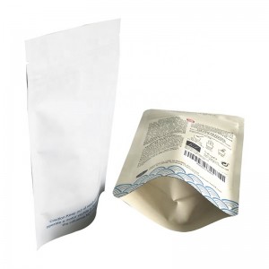 Le papier d'aluminium tiennent la poche pour le sac en plastique de poudre de thé vert avec des sacs bon marché de fermeture éclair