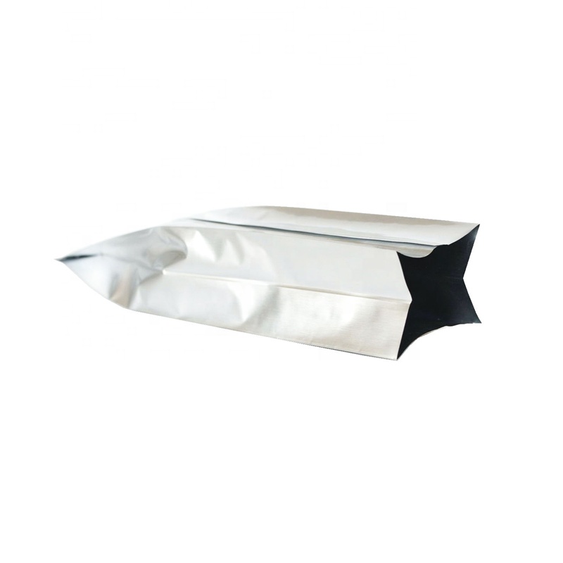 Sac de papier d'aluminium de gousset de côté comprimé pour l'emballage de stockage de thé