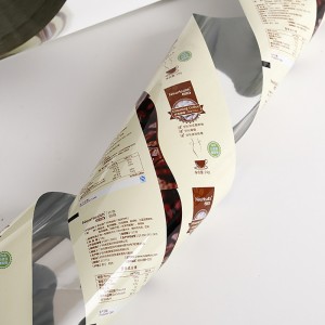 Film d'emballage de café en aluminium avec impression personnalisée