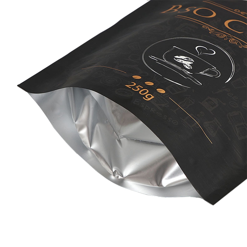 Le café adapté aux besoins du client par logo met en sac le sac debout avec le ziplock