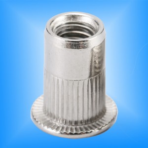 Corps moleté à tête plate