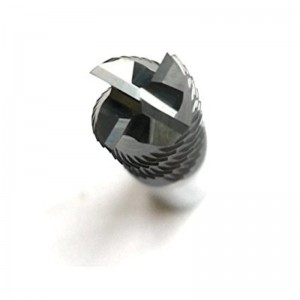 Fraises pour ébauche en carbure monobloc, HRC45, revêtues de tialn, 4 dents, diamètre de 1/4 \
