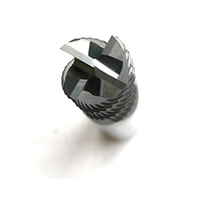 Fraises pour ébauche en carbure monobloc, HRC45, revêtues de tialn, 4 dents, diamètre de 1/4 