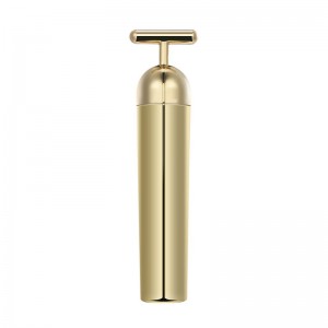 Massager facial d'impulsion de barre de beauté, outils de massage de visage de signe électrique de forme de T pour l'ascenseur de raffermissement serré de traction de visage de peau