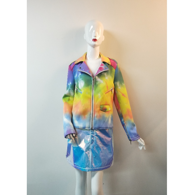 VESTE DE SUÉDETTE MULTICOLORE RLWSJ0007N
