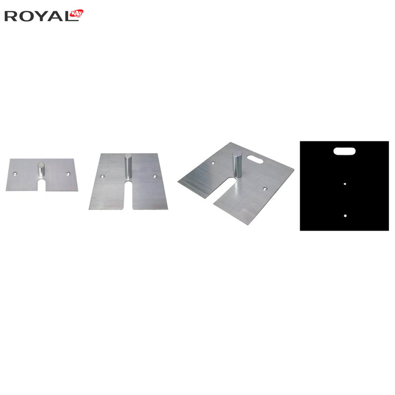 Embase de tuyau et drapé