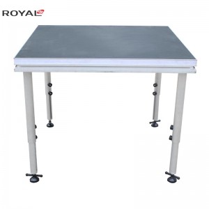 Platine portable en aluminium et phase d'installation rapide