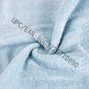 Ensemble de serviettes de bain JMD TEXTILE, Serviette en jacquard de style britannique, 4 pièces, grandes serviettes de bain, 100% coton, convient à la piscine, au gymnase, à l'hôtel, au voyage, au dortoir universitaire