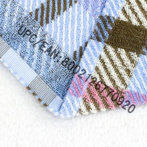 Ensemble de serviettes de bain JMD TEXTILE, serviette en jacquard écossais style britannique de 4 pièces, grandes serviettes de bain 100% coton, serviette de bain piscine hôtel de sport, accessoires de dortoir d'université, serviette...