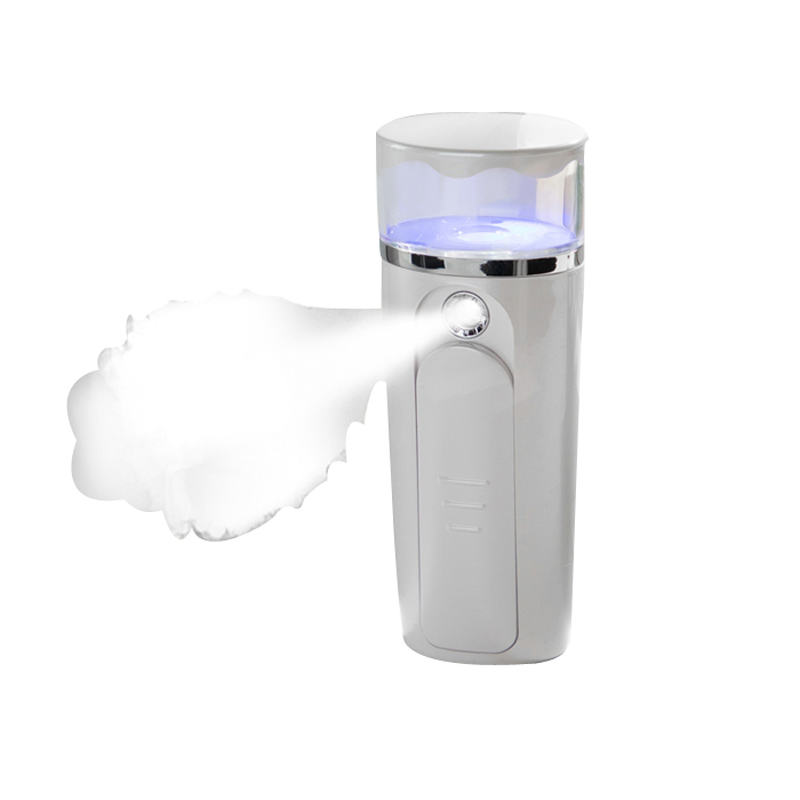 Nano pulvérisateur visage Steamer Humidificateur facial Mini atomisation hydratante Hydratante Hydratante USB Rechargeable Dispositif de beauté pour les soins de la peau sèche ou à l'huile