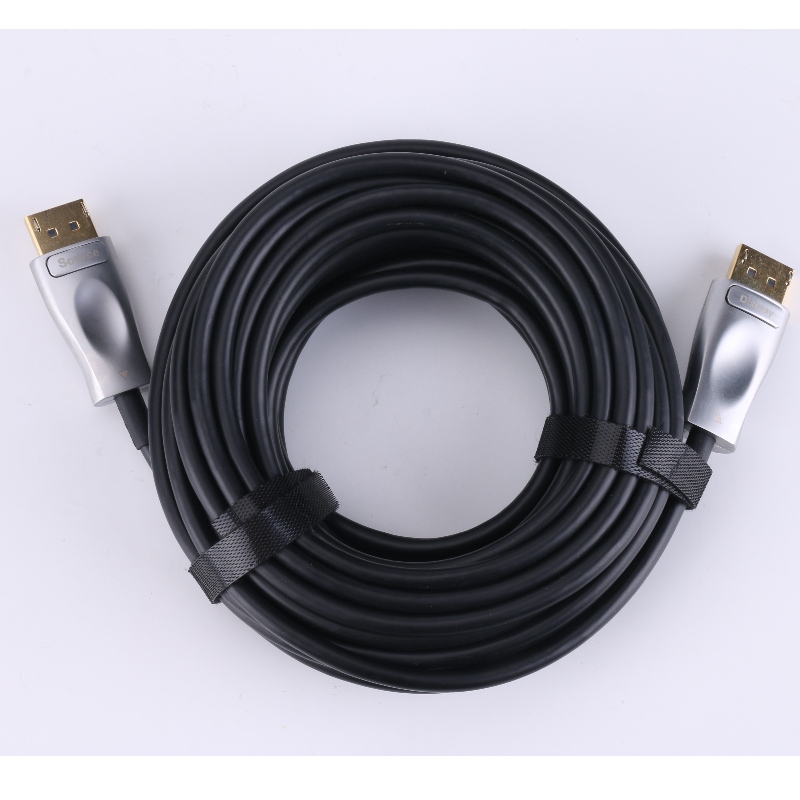 Câble fibre optique DP Câble fibre optique haute vitesse 32,4 Gbps 8K @ 60Hz 4K @ 165Hz 2K @ 144Hz DP1.4 Câble fibre DP vers DP