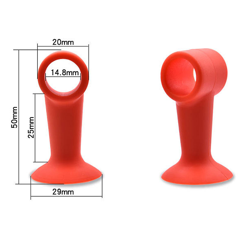 Aspiration de porte en silicone