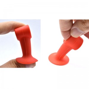 Aspiration de porte en silicone