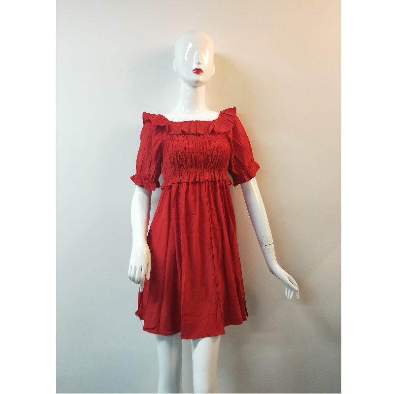 ROBE ROUGE DES DAMES TBWD0012M