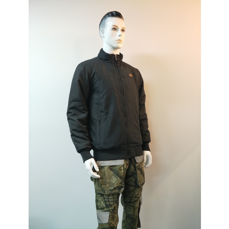 BLACK PADDED JACKET RLMPC0012