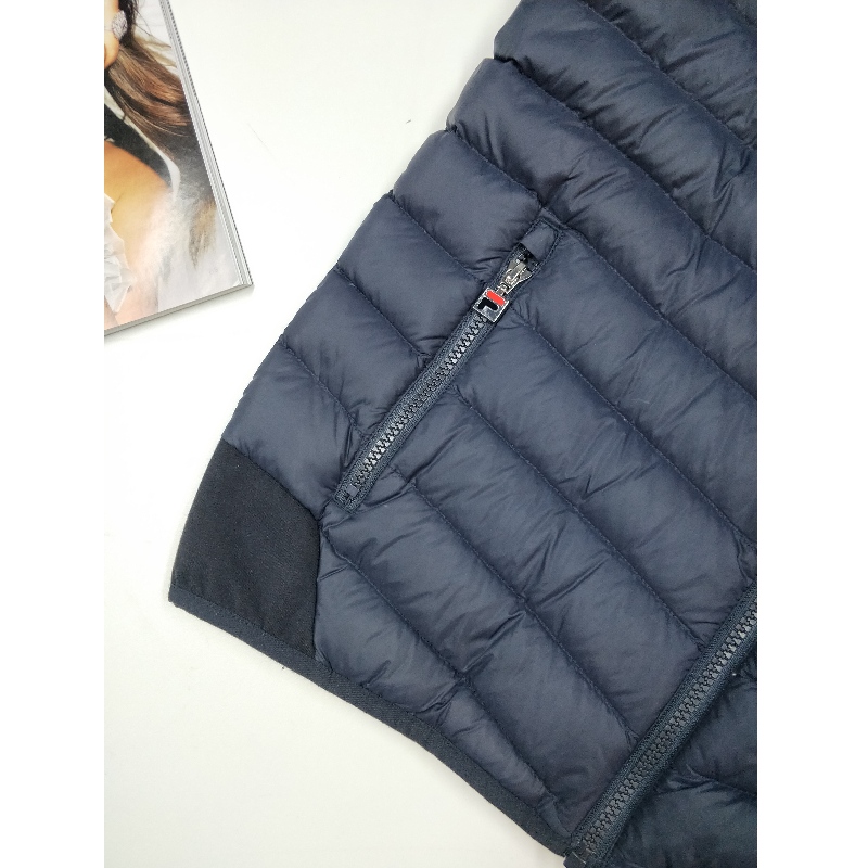 VESTE PUFFER À CAPUCHE MARINE RLMPC0013