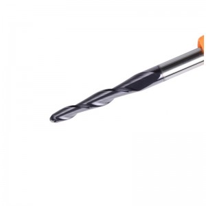 Fraise en bout conique en carbure de tungstène 1/4 \