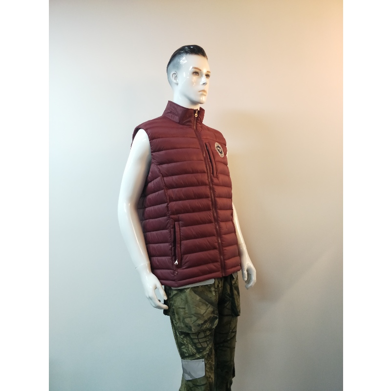 GILET PADDED BOURGOGNE POUR HOMMES LMV0003