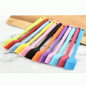 Brosse en silicone intégrée Brosse pour aliments résistante aux températures élevées Brosse à huile Barbecue Brosse de cuisson en silicone