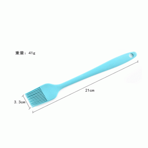 Brosse en silicone intégrée Brosse pour aliments résistante aux températures élevées Brosse à huile Barbecue Brosse de cuisson en silicone