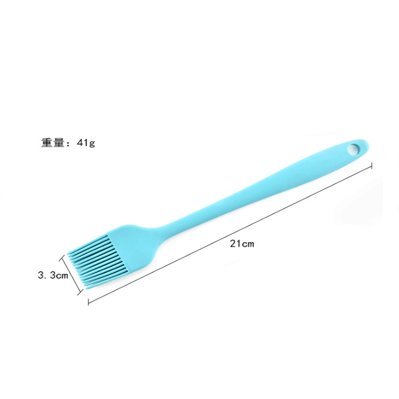 Brosse en silicone intégrée Brosse pour aliments résistante aux températures élevées Brosse à huile Barbecue Brosse de cuisson en silicone