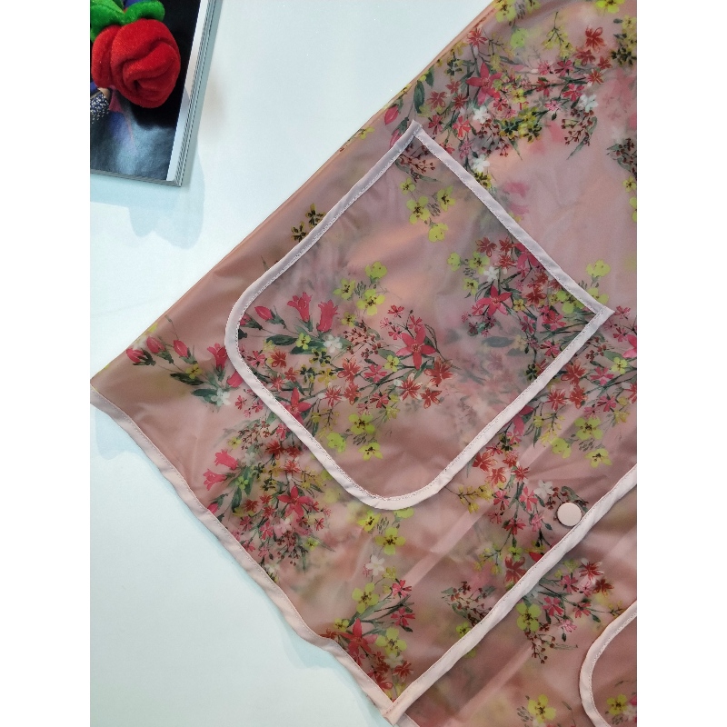 VESTE EN TPU IMPRIMÉ FLORAL POUR FEMME RLWTJ0001