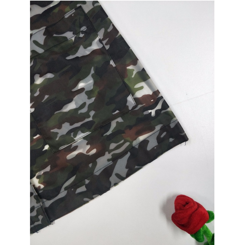 VESTE EN TPU IMPRIMÉ CAMO POUR FEMMES RLWTJ0005