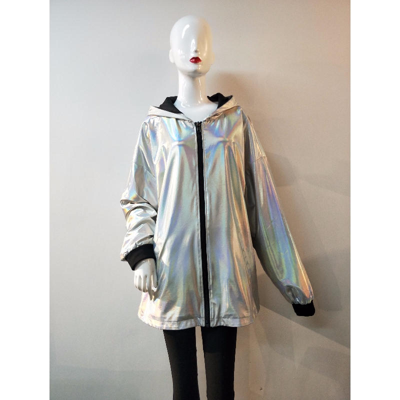 VESTE POUR FEMME COULEUR ARGENT RLWJ0003