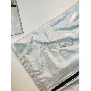 VESTE POUR FEMME COULEUR ARGENT RLWJ0003