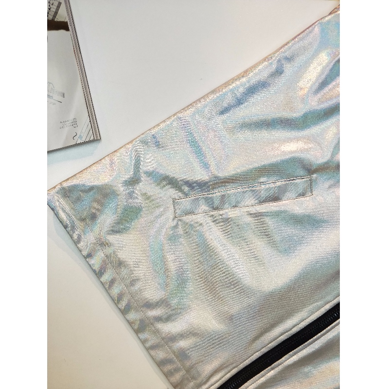 VESTE POUR FEMME COULEUR ARGENT RLWJ0003