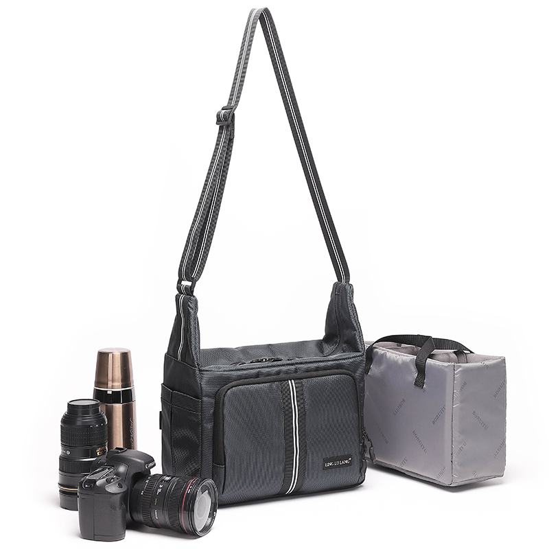 BRTMH50 Sac à bandoulière simple de haute qualité pour hommes sac d'affaires en nylon imperméable sac pour appareil photo portatif