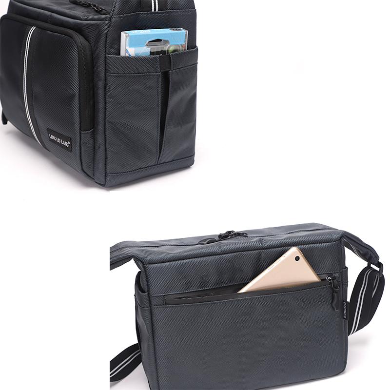 BRTMH50 Sac à bandoulière simple de haute qualité pour hommes sac d'affaires en nylon imperméable sac pour appareil photo portatif