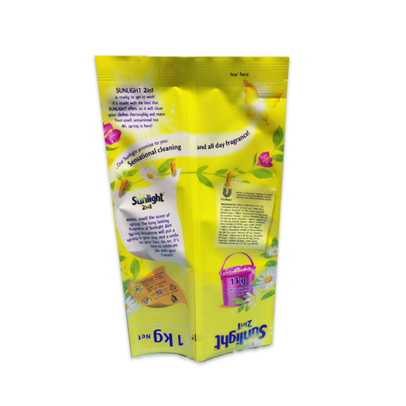 Sac imprimé de poudre à laver / emballage de détergent de blanchisserie / emballage de sachet en plastique