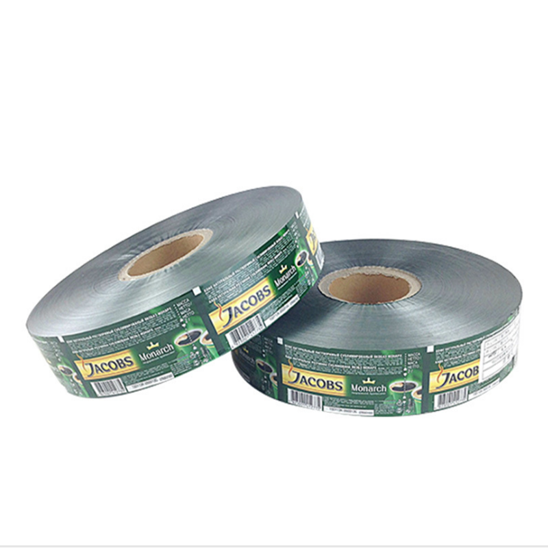 L'emballage alimentaire a stratifié le film de rouleau / Film de rouleau de plastique imprimé personnalisé / Film d'aluminium pour l'emballage alimentaire